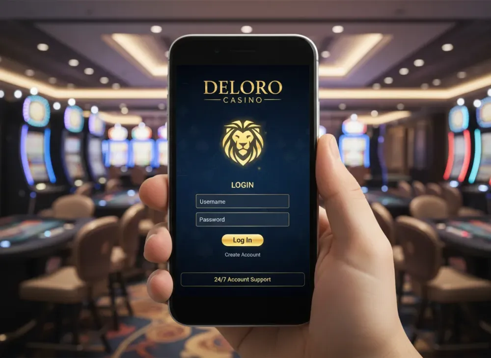 login deloro casino